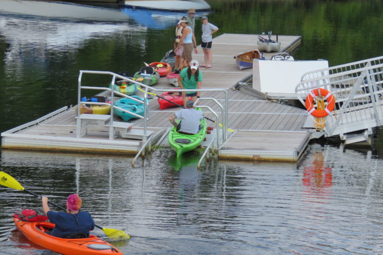 New dock and kayak/canoe launch installed on Cochecho River in Dover